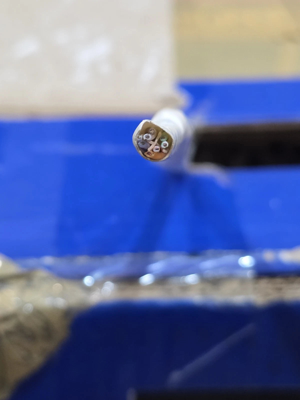 Cat6A 1000ft UTP Bulk Ethernet Network Cable 10G 23AWG Solid wire Plenum White