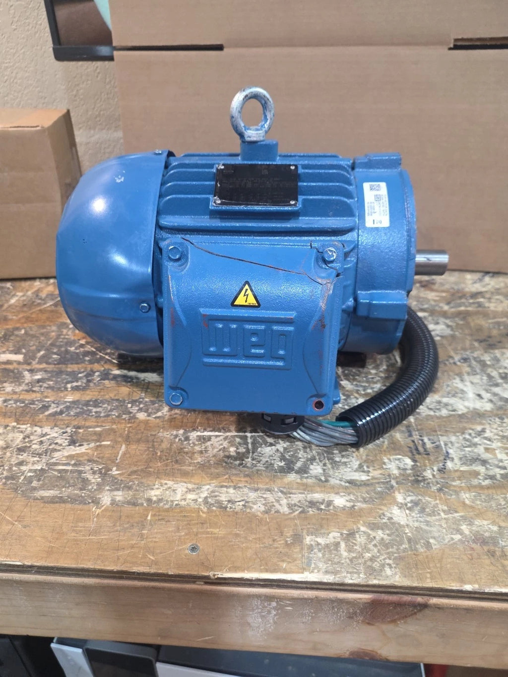 WEG W22 IEC 112M B35 7.5HP 3PH TEFC Motor 208-230/460V 3480RPM IP55 SF1.2